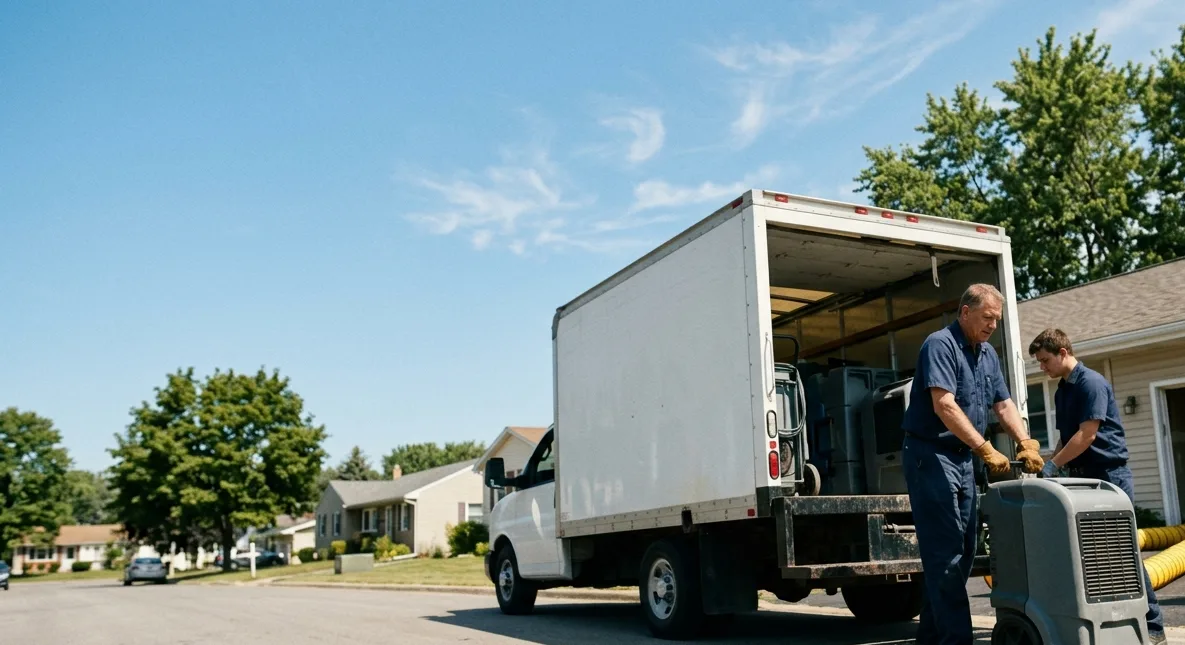 Water Damage Cleanup in Omaha, IL near me